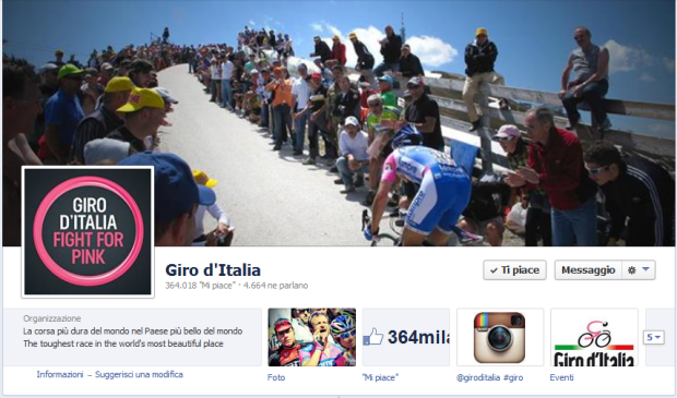 Giro Facebook Page